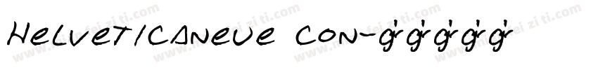helveticaneue con字体转换